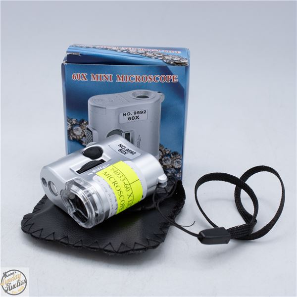 #4033-60 X LIGHTED MINI MICROSCOPE