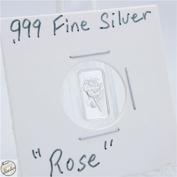 #4028-CANADIAN .999 FINE SILVER BAR WITH