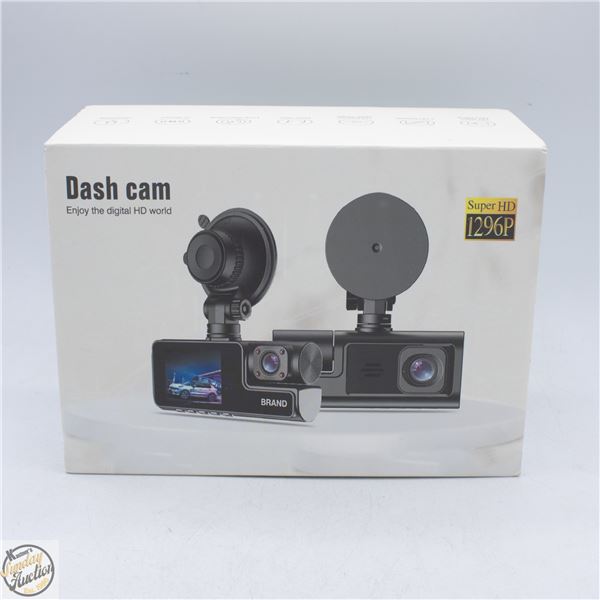 #4037-NEW SUPER HD DASH CAM 1296P