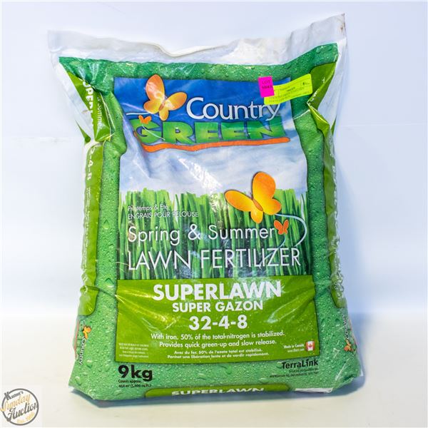 COUNTRY GREEN 32-4-8 LAWN FERTILIZER+IRON