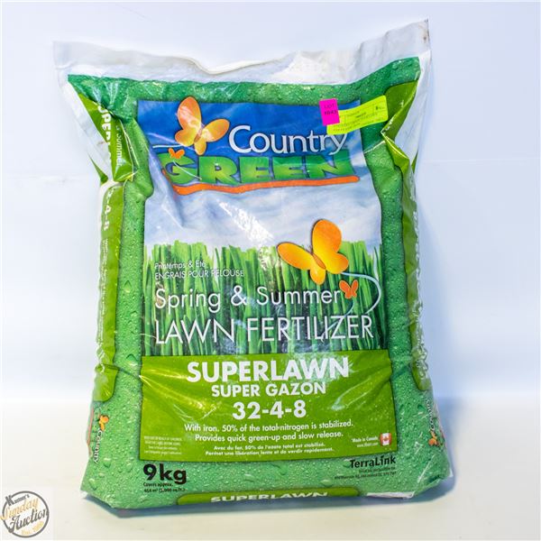 COUNTRY GREEN 32-4-8 LAWN FERTILIZER+IRON