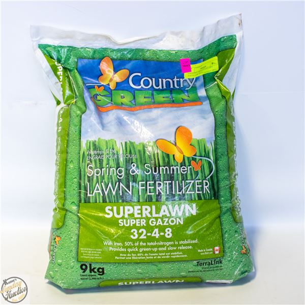 COUNTRY GREEN 32-4-8 LAWN FERTILIZER+IRON