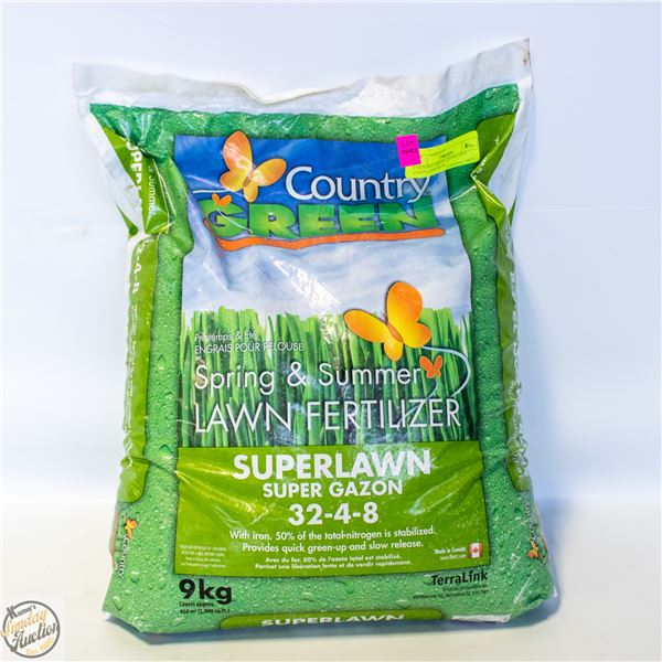 COUNTRY GREEN 32-4-8 LAWN FERTILIZER+IRON