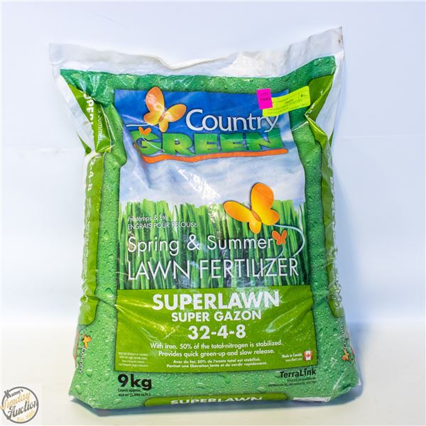 COUNTRY GREEN 32-4-8 LAWN FERTILIZER+IRON