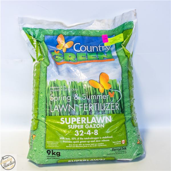 COUNTRY GREEN 32-4-8 LAWN FERTILIZER+IRON