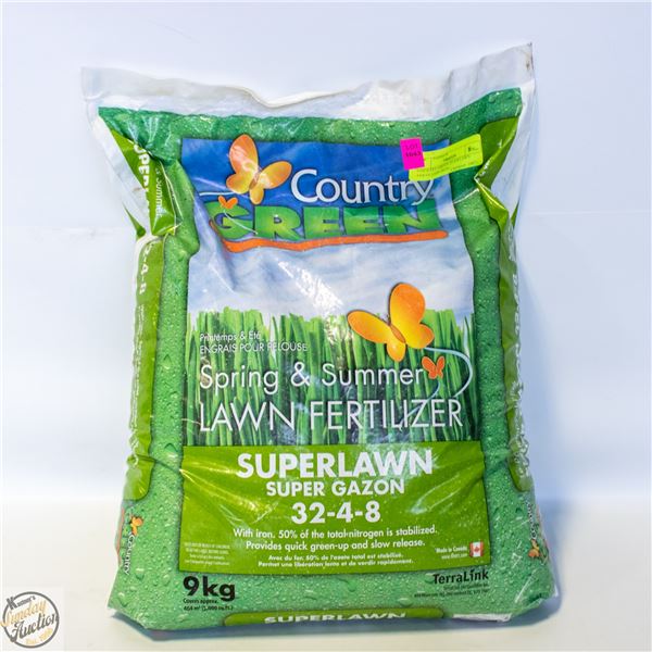 COUNTRY GREEN 32-4-8 LAWN FERTILIZER+IRON