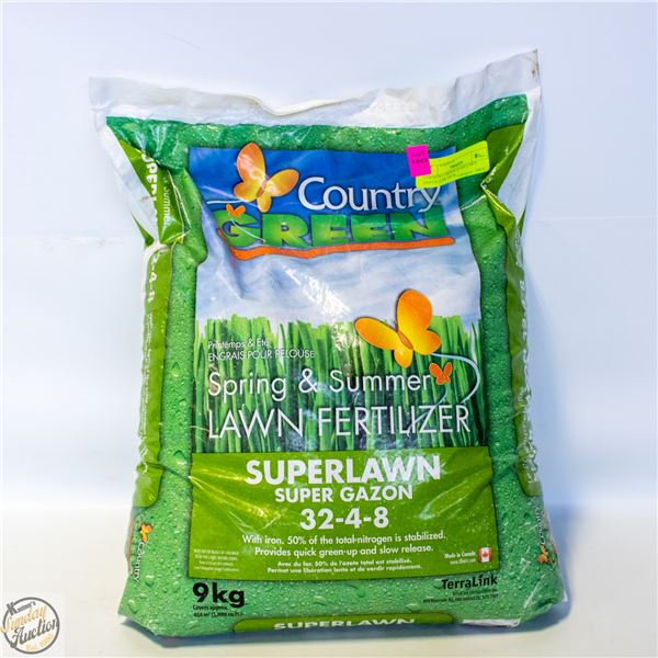 COUNTRY GREEN 32-4-8 LAWN FERTILIZER+IRON