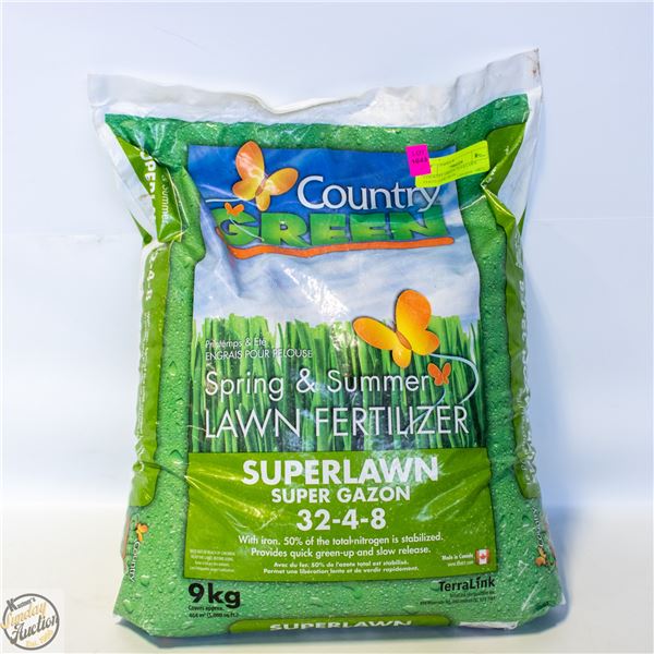 COUNTRY GREEN 32-4-8 LAWN FERTILIZER+IRON