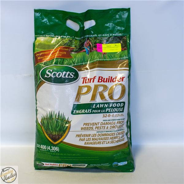 SCOTTS TURF BUILDER PRO LAWN FOOD 5.2 KG