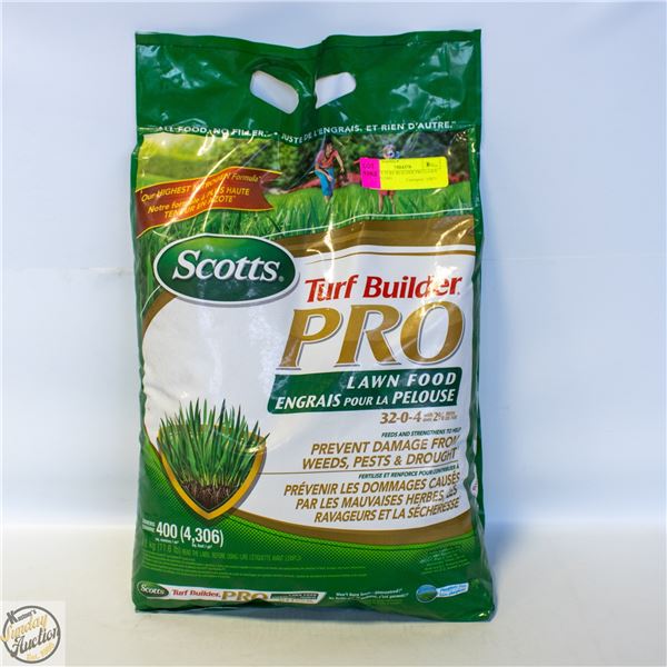 SCOTTS TURF BUILDER PRO LAWN FOOD 5.2 KG