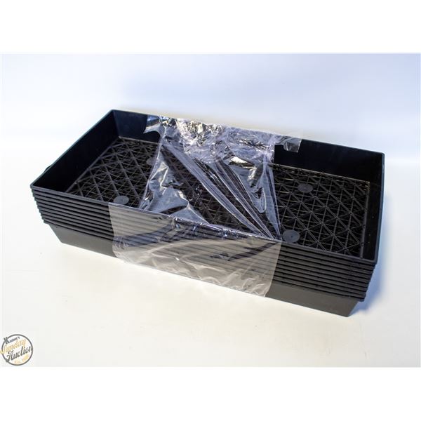 NEW 10 MESH BOTTOM 1020 TRAYS FOR