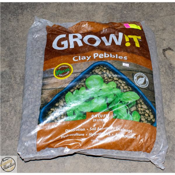 25 L BAG CLAY PEBBLES GROW IT BRAND.