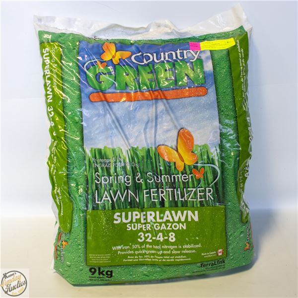 COUNTRY GREEN 32-4-8 LAWN FERTILIZER+IRON