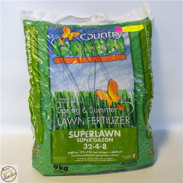 COUNTRY GREEN 32-4-8 LAWN FERTILIZER+IRON