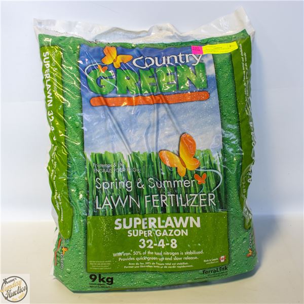 COUNTRY GREEN 32-4-8 LAWN FERTILIZER+IRON