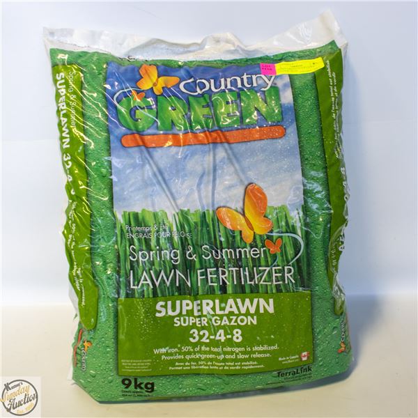 COUNTRY GREEN 32-4-8 LAWN FERTILIZER+IRON