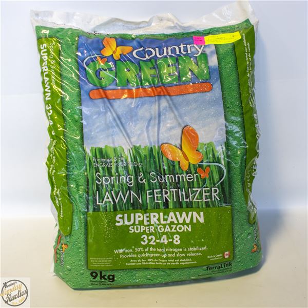 COUNTRY GREEN 32-4-8 LAWN FERTILIZER+IRON
