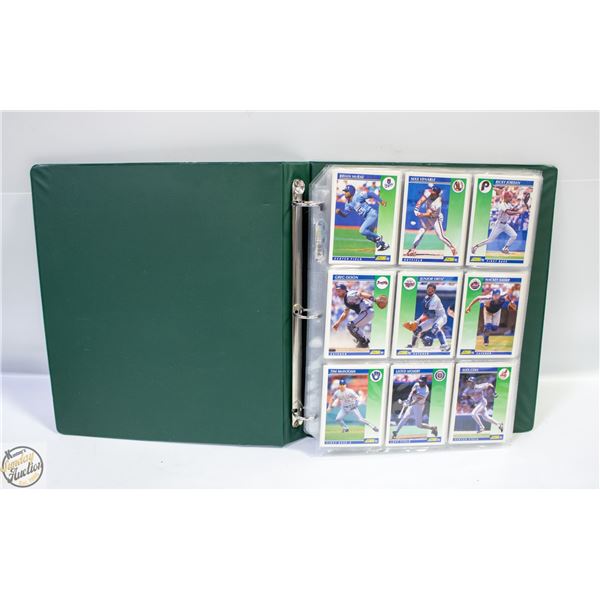 BINDER OF BASEBALL CARDS