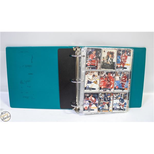 BINDER OF HOCKEY CARDS 90S-MODERN