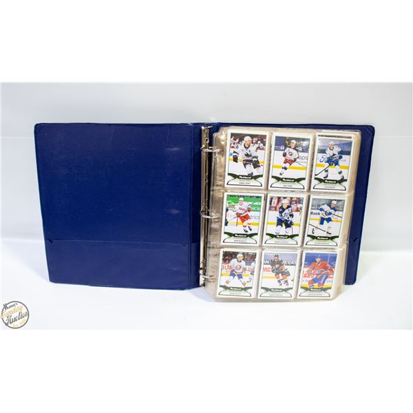 BINDER OF MODERN HOCKEY CARDS