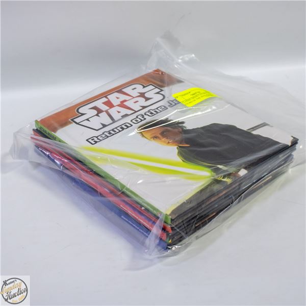 6 CLASSIC DISNEY,STARWARS RETURN OF THE JEDI BOOKS