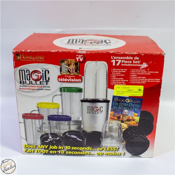 NEW MAGIC BULLET COMPLETE 17 PIECE SET