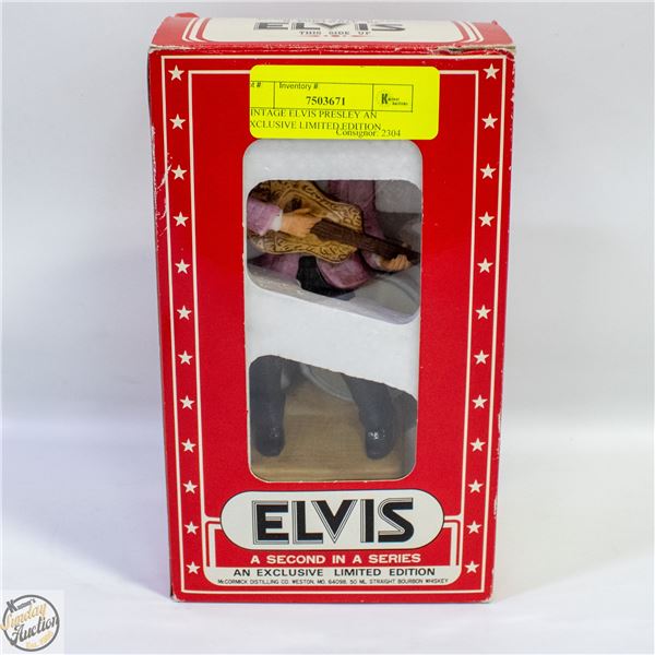 VINTAGE ELVIS PRESLEY AN EXCLUSIVE LIMITED EDITION