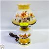Image 1 : VINTAGE LAMP FLOWER DESIGN 15" HIGH
