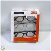 Image 1 : FOSTER GRANT 3 READING GLASSES, 1 CASE, +3.00 LDS