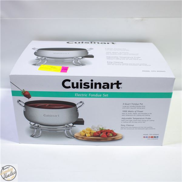 NEW CUISINART 3 QUART 1000 WATTS ELECTRIC