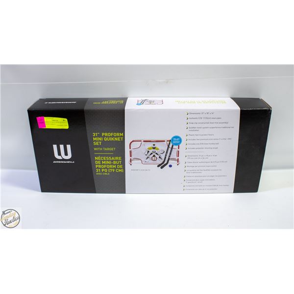 WINWELL 31 INCH MINI QUICKNET SET WITH TARGET