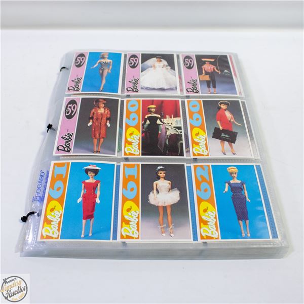 COMPLETE SET ACTION BARBIE CARDS