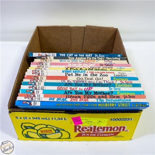 16 DR. SEUSS BEGINNER BOOKS W/MULBERRY STREET