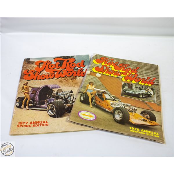 ’77&78 HOT ROD SHOW WORLD MAGAZINES