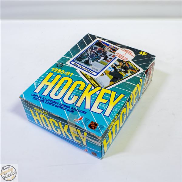 SEALED BOX OF 90-91 OPC HOCKEY CARDS