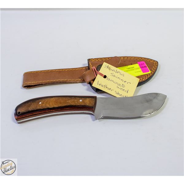 STAINLESS SKINNER LAMINATE HANDLE