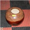 Image 1 : EARTHENWARE MOCHA/CHOCO ROUND VASE