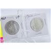 Image 1 : LOT OF 2 SILVER HALF DOLLARS 1960 & 1964