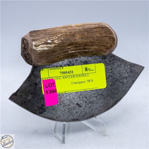 VINTAGE ULU ANTLER HANDLE