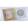 Image 2 : LOT OF 2 1951 SILVER HALF DOLLARS