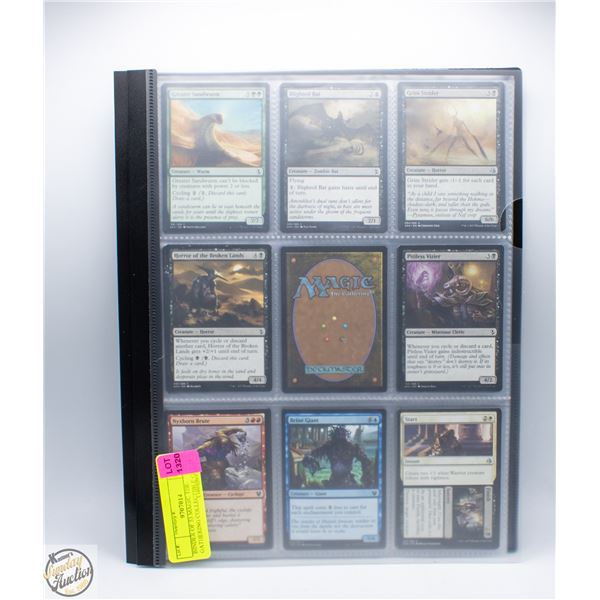 BINDER OF 53 MAGIC THE GATHERING COLLECTIBLE CARDS