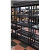 Image 1 : NEW ASSEMBLED 6FT TALL PLASTIC SHELF H-73" W-17.5"