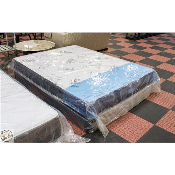 NEW QUEEN SIZE EUROTOP MATTRESS WITH BOXSPRING