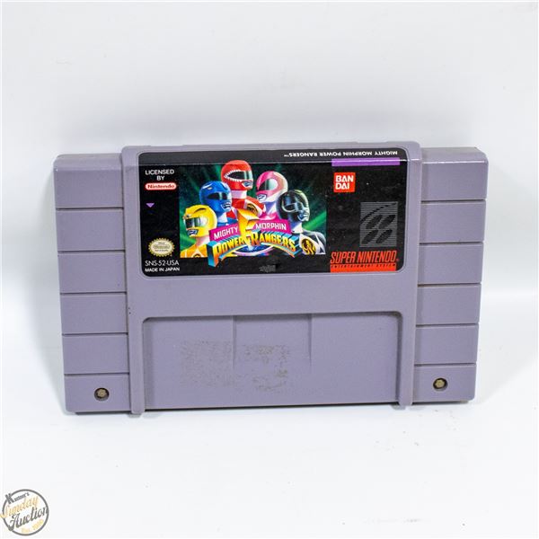 POWER RANGERS SUPER NINTENDO GAME