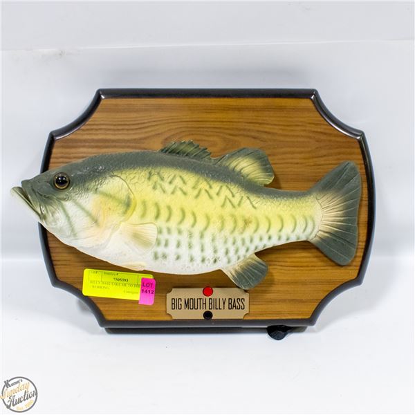 BILLY BASS TAKE ME TO THE RIVER - WORKING