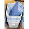 Image 1 : LOT OF 4 RUBBERMAID BINS