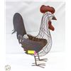Image 1 : METAL ROOSTER DECOR - 21" HIGH