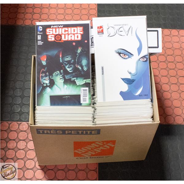 SHORT BOX OF MARVEL, DC, INDEPENDENT COMICS