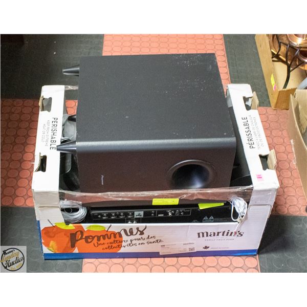 PIONEER HTP-071 HOME THEATRE, 5 SPEAKERS