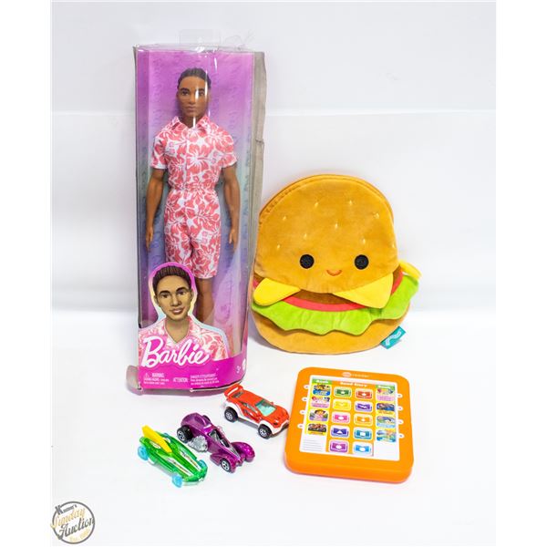 FLAT WITH UNOPENED MALE BARBIE DOLL +